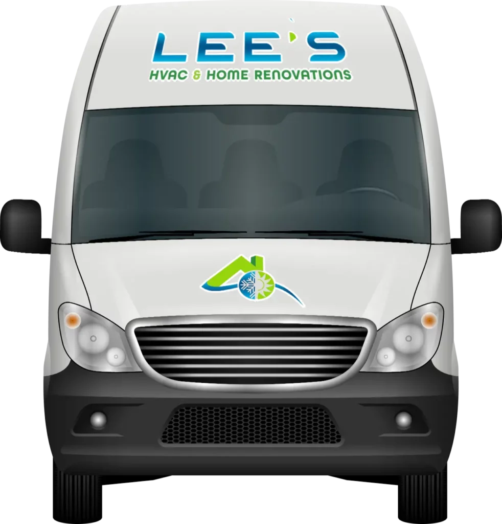 Lee's HVAC & Home Renovations service van